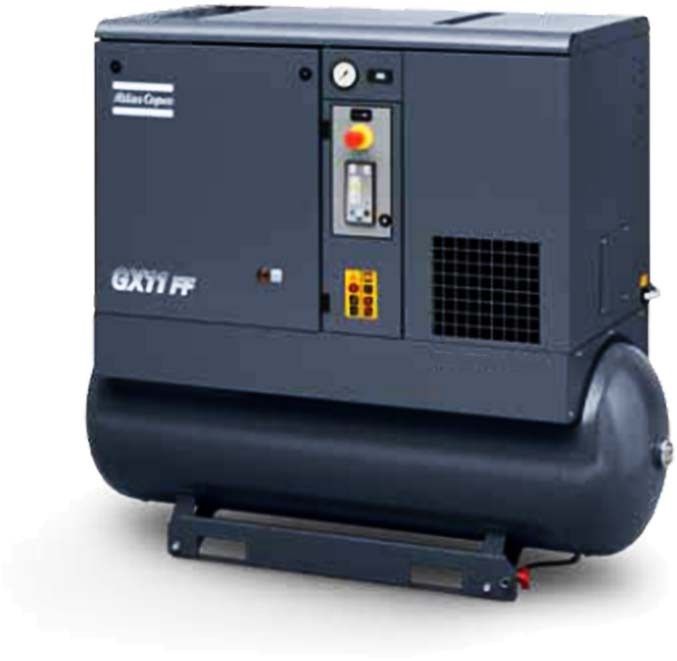 Kompresor, sprężarka 500L ATLAS COPCO GX 11 EL FF