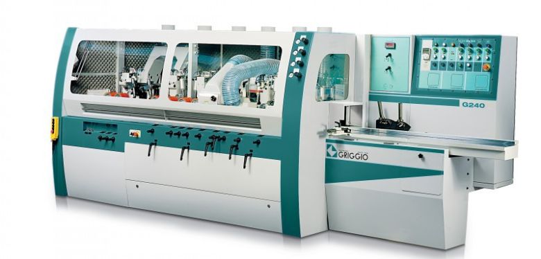 Strugarka czterostronna, listwiarka 5 głowicowa szerokość blatu podawczego 330 mm GRIGGIO G 533