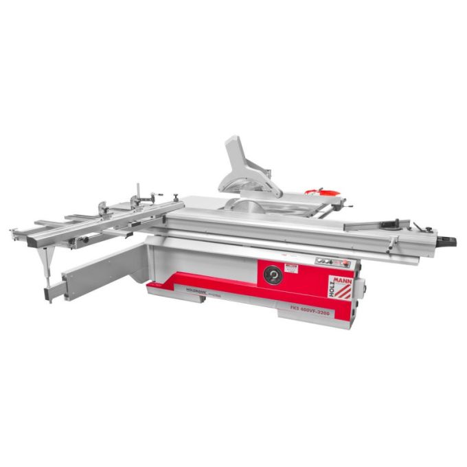 Piła formatowa FKS 400VF-3200 - piła główna i podcinak na osobnych silnikach
