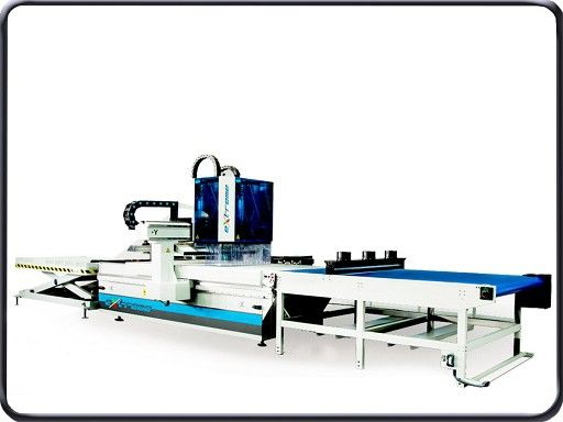 Centrum obróbcze, frezarka CNC Ploter Grawerka AES EXTREME LINE 2132 z załadunkiem i rozładunkiem