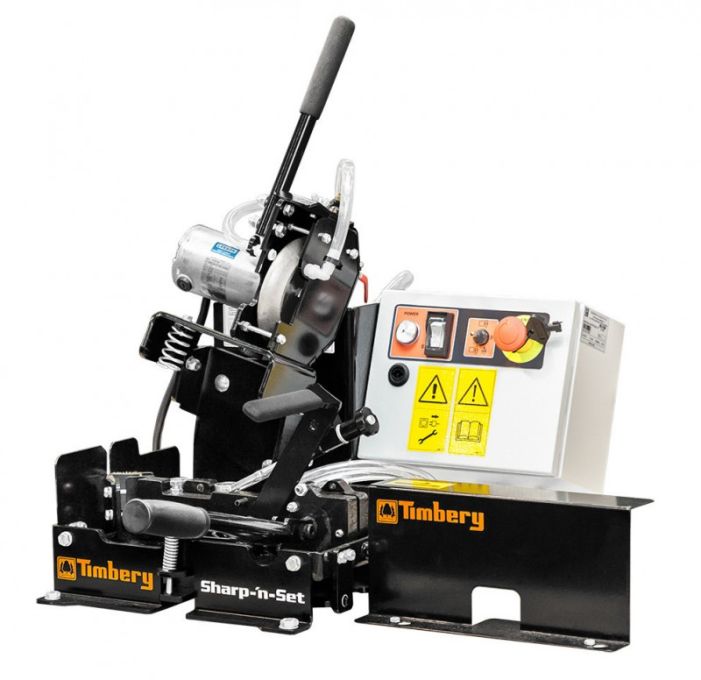 Zestaw ostrzarka i rozwierak Timbery (WoodMizer) SNS20-100