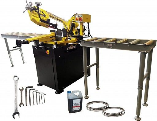 Przecinarka do metalu, piła taśmowa VIBER-SYSTEM 310 x 210 mm z wyposażeniem