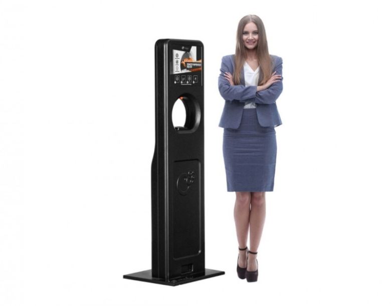 Automat do dezynfekcji rąk Standard Black