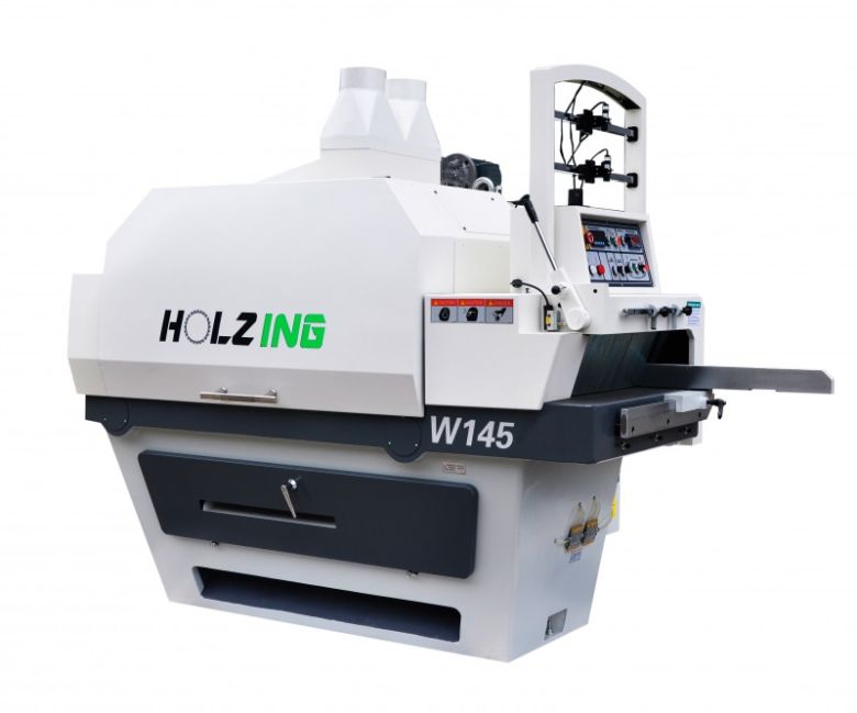 Wielopiła stół podawczy-odbiorczy 2x laser, krótkie elementy 22kW Holzing W145