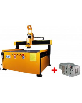 Frezarka CNC 1212 Ploter frezujący grawerka 3kW + Pompa próżniowa BECKER KVT 3.140