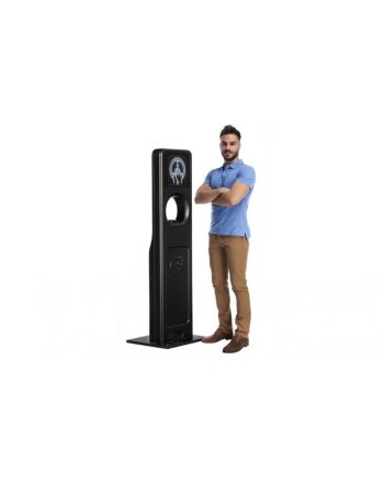 Stacja dezynfekująca automatyczna Ekran LED Black