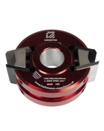 Frez walcowy profilujący zestaw z wymiennymi nożami 100x40x30 mm UNISET 40