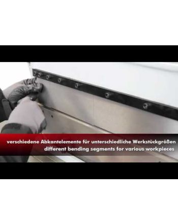 Uniwersalna obrabiarka do blachy gietarka-gilotyna-walcarka-zwijarka UBM 1070