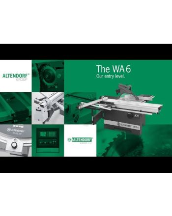 Piła formatowa z podcinakiem WA 6 Altendorf 3000 mm