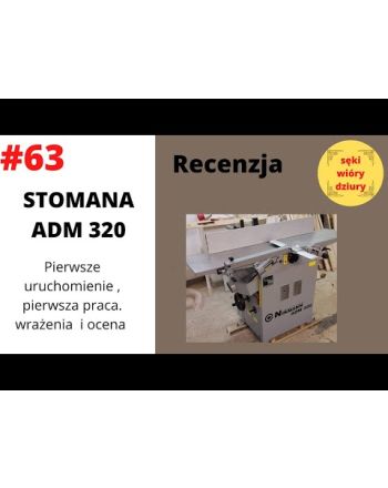 Strugarko grubościówka STOMANA ADM 320 z silnikiem 3,0 kW